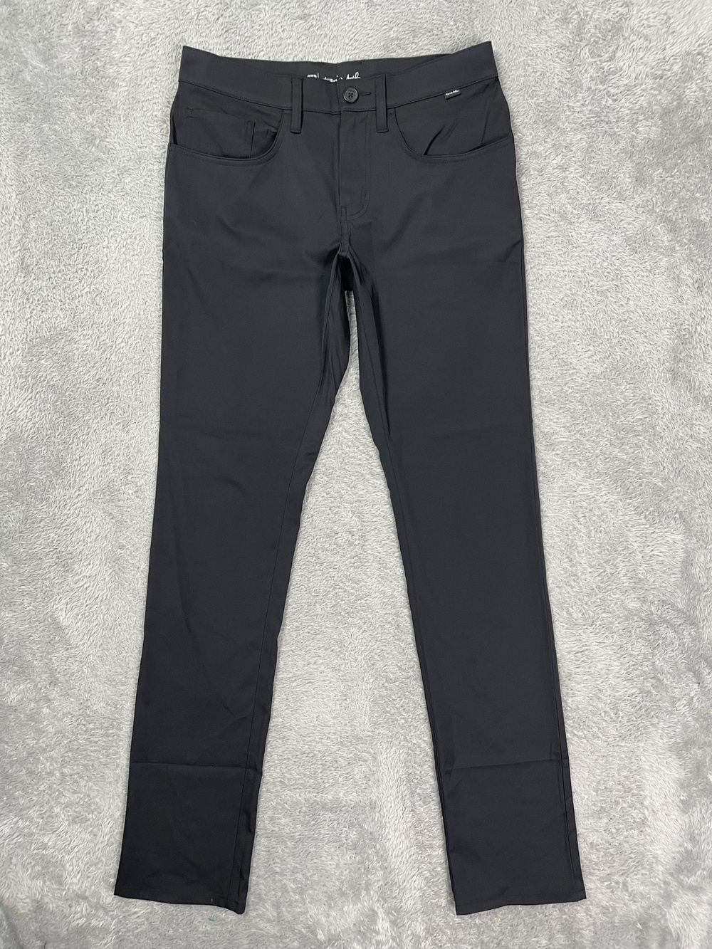 TravisMathew Pants Mens 30x34* Black Golf Slim Straight Casual Performance